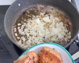 Фото кроку 3 до Куряче стегно у вині і вершках.