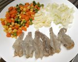 รูปขั้นตอนการทำที่ 1 ของ ข้าวผัดกุ้ง