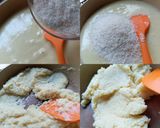 A picture of step 2 of Paneer Milk Coconut Burfi.
