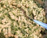 Spenótos nokedli/galuska recept fázis 4 fotója