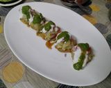 A picture of step 3 of Mathri Chaat.