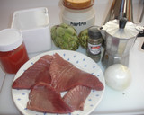 Foto del paso 1 de la receta: Atún meloso con café express