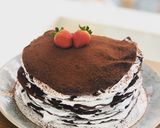 Foto langkah ke 5 dari resep Crepes Chocolate Cake.