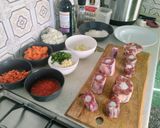 A picture of step 1 of Oxtail Stew! With or Without Instant Pot.