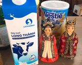 Hình bước làm 1 của món Sữa chua hoa đậu biếc