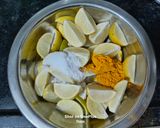 A picture of step 2 of Instant Lemon Pickle With Jaggery In Gujarati Style.