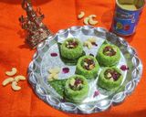 A picture of step 6 of Paan Katori.