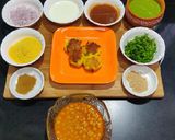A picture of step 5 of Ragda Pattice.
