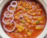 কাবলি ছোলার ঘুগনি(kabli cholar ghugni recipe in bengali) রেসিপি ধাপ - 4 ছবি
