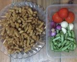 Foto langkah ke 1 dari resep Tumis tempe buncis bumbu iris.