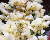 A picture of step 1 of Cucumber salad.