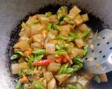 Foto langkah ke 4 dari resep Tumis Buncis + Cecek.