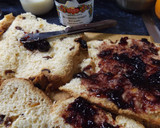 Foto del paso 1 de la receta: Pudin de panettone con naranja y mermelada de cerezas