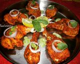 A picture of step 3 of Tangri kebab.