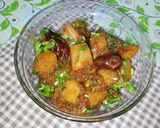 A picture of step 9 of Potato Bhujia.