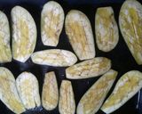 A picture of step 1 of Stuffed aubergines.