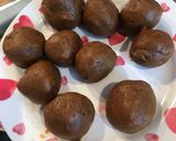 A picture of step 2 of YUMMY PUMPKIN CHEESECAKE TRUFFLE MUMMIES (NO BAKE) #halloween.