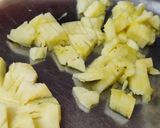 A picture of step 1 of Bhagar Pineapple Kesari.