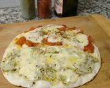 Foto del paso 17 de la receta: Pizza (SIN HORNO) fácil y tentadora!