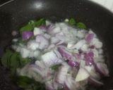 A picture of step 4 of Sago upma.