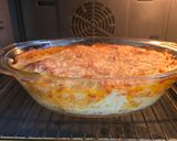 Paradicsomos-Húsos rakott tészta (tej mentes) recept fázis 8 fotója