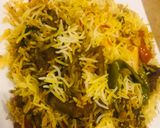 A picture of step 11 of Mutton Biryani.
