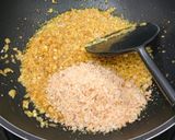 A picture of step 8 of Pork floss shrimp roll.
