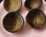 A picture of step 1 of Coconut shell Idli.