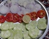 A picture of step 3 of Tricolour Salad.