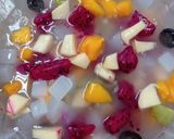 Foto langkah ke 5 dari resep Pudding Buah Bunga Telang.