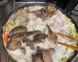 A picture of step 3 of Japanese Soy Milk Nabe 豆乳鍋.