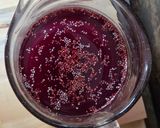 Foto del paso 4 de la receta: Infusión en frío de flor de hibiscus 🌺 Infusión helada de flor de Jamaica con chía, limón y sal 🌊