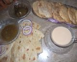 A picture of step 8 of Daal kachori or paratha.