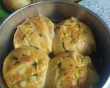 Korean Garlic Cheese Bread langkah memasak 4 foto