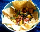 A picture of step 3 of Mango salsa.