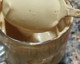 A picture of step 2 of Hand beaten fluffy coffee.