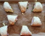 Sonkás-kukoricás és magyaros háromszög recept fázis 9 fotója