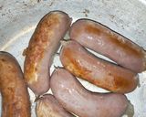 A picture of step 3 of Beef sausages.