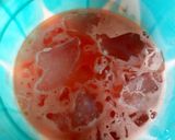 A picture of step 2 of Chilled watermelon drink.