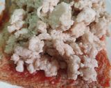 รูปขั้นตอนการทำที่ 3 ของ แซนวิชหมูสับไข่ดาวเวฟ