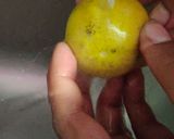 A picture of step 1 of Nimbu achaar🍋🍋🍋.