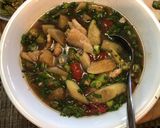 A picture of step 2 of Vietnamese Sweet and Sour Catfish Soup (Canh Chua Ca Bong Lau).