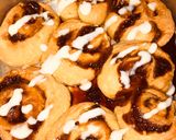 Foto langkah ke 4 dari resep Cinnamon roll with cream cheese.