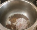 A picture of step 2 of Chole Paneer Pulao.