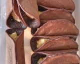 Gambar langkah 2 resipi Doremon coklat.