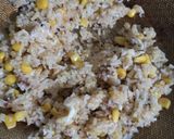 Gambar langkah 2 resipi Nasi Goreng Jagung.