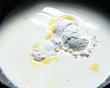 Gambar langkah 1 resipi Durian Crepe Kastad.