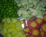 A picture of step 1 of Orissa Bhog Khichdi.