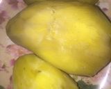 A picture of step 1 of Fish potato drumstick.