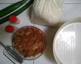 Foto langkah ke 1 dari resep Malvinas kukus tanpa telur tanpa mixer.
